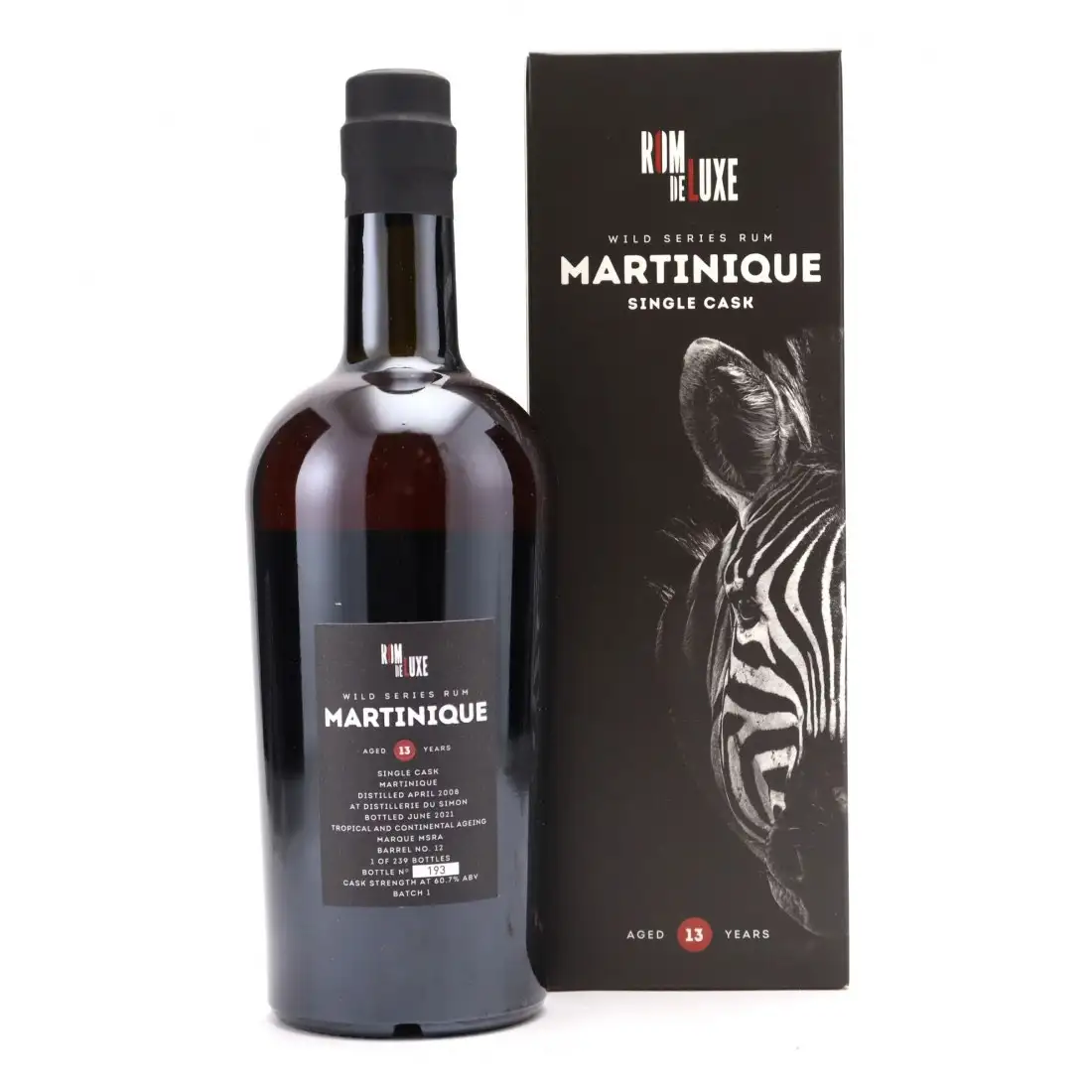 High resolution image of Romdeluxe Wild Series Rum Martinique No. 16 MSRA 2008