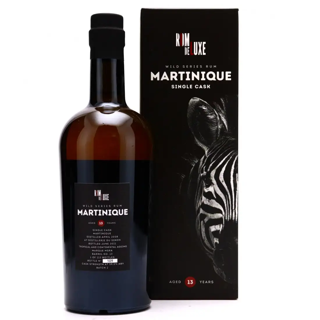 High resolution image of Romdeluxe Wild Series Rum Martinique No. 16 MSRA 2008