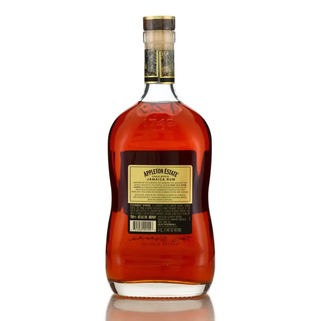 High resolution image of Appleton Rare Casks 12 Years