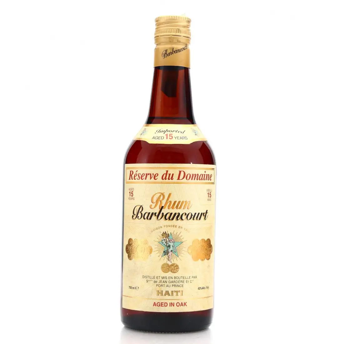 Bottle of Barbancourt Réserve du Domaine 1990