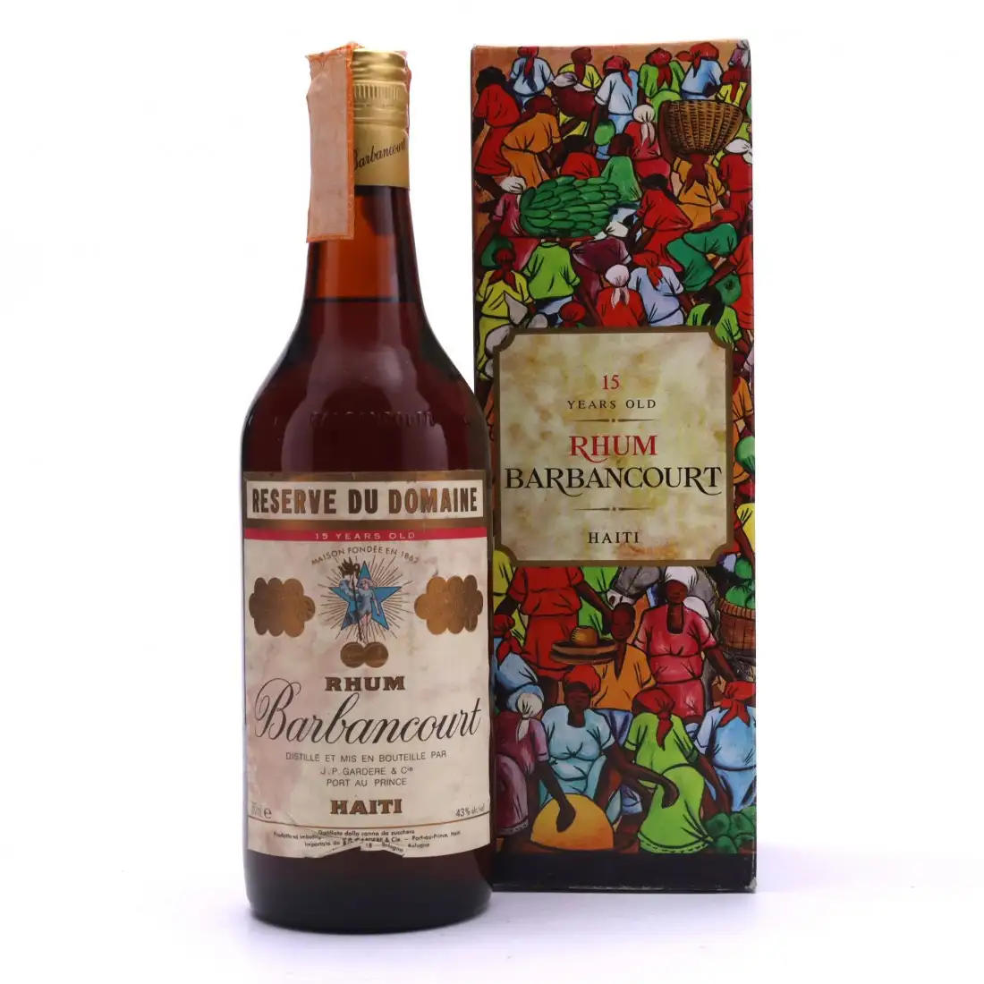 Hochauflösendes Bild von Barbancourt Réserve du Domaine 1980