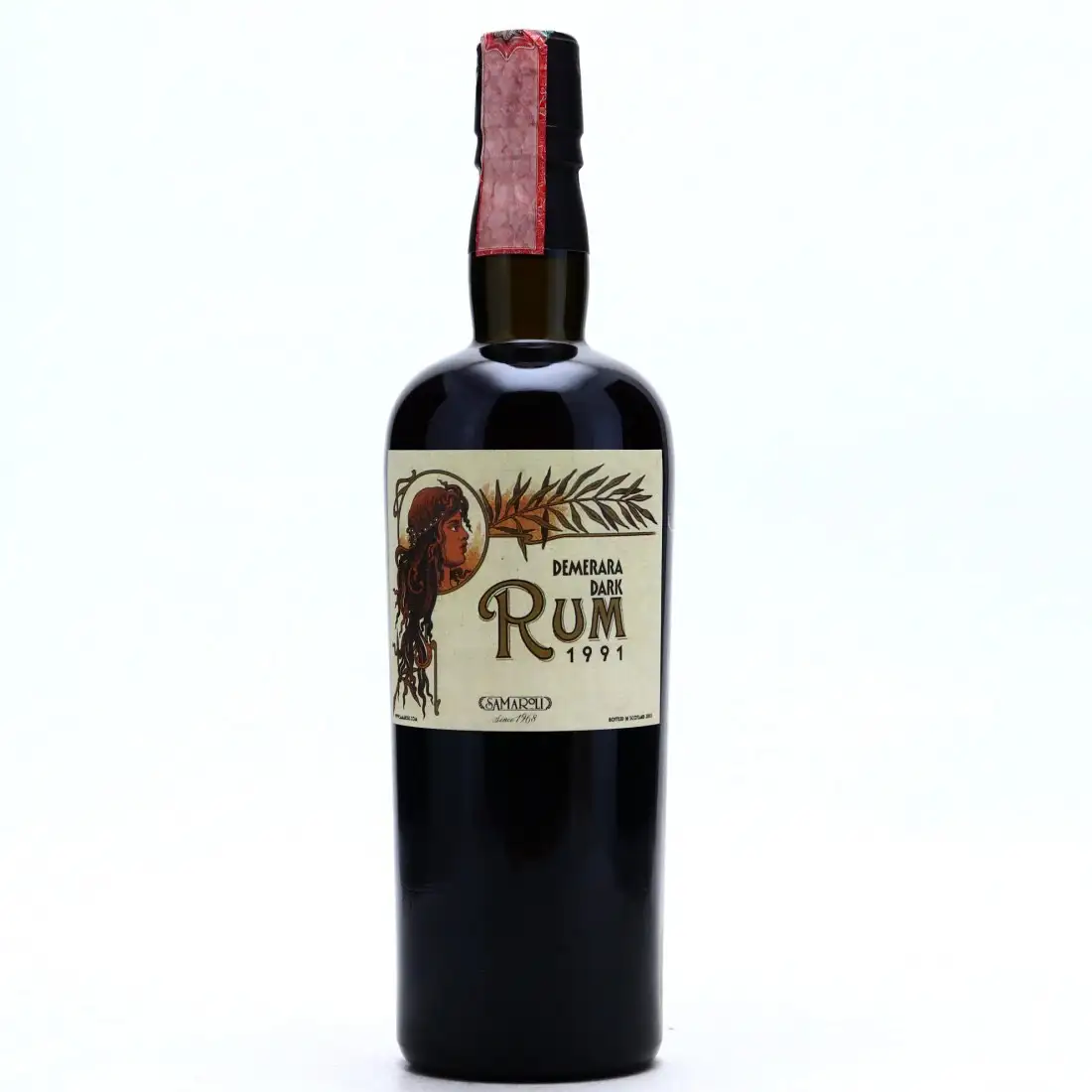 Bottle of Samaroli Demerara Dark Rum 1991