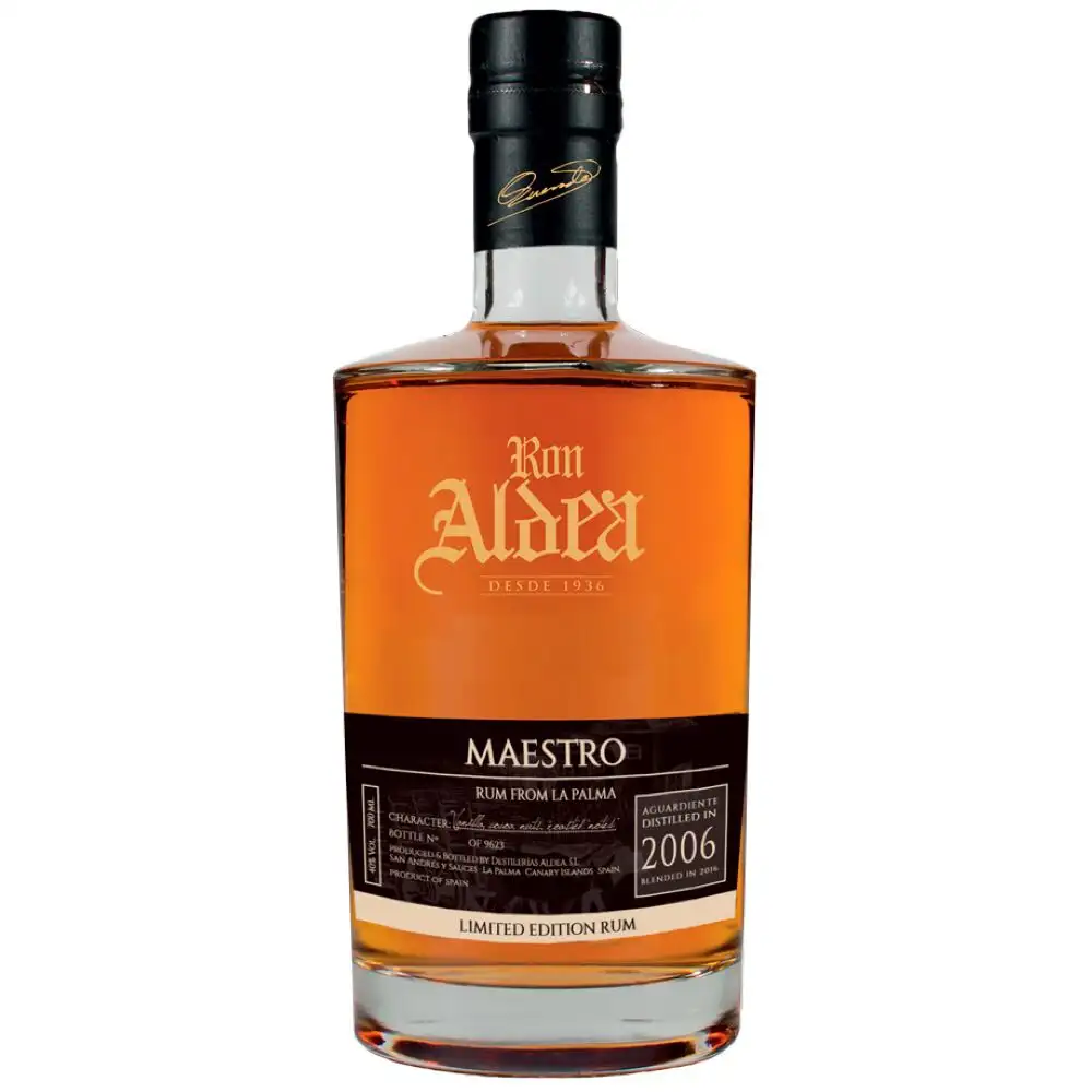 Bottle of Ron Aldea Maestro 2006