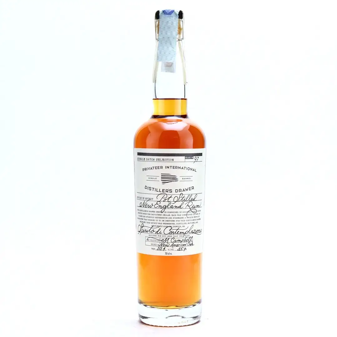 Bottle of Privateer Distiller's Drawer #97 Pot Stilled New England Rum 'Spirito di Contemplazione'