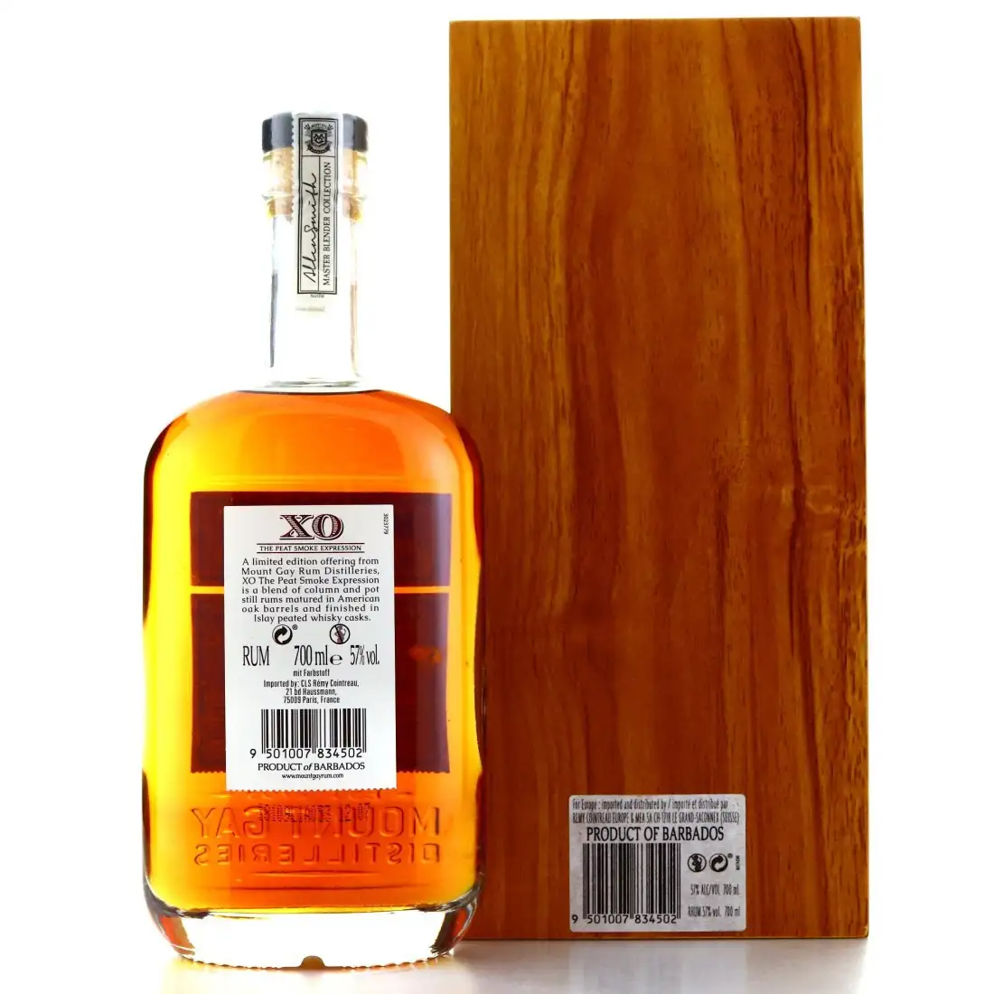 High resolution image of Mount Gay Master Blender Collection - XO The Peat Smoke Expression