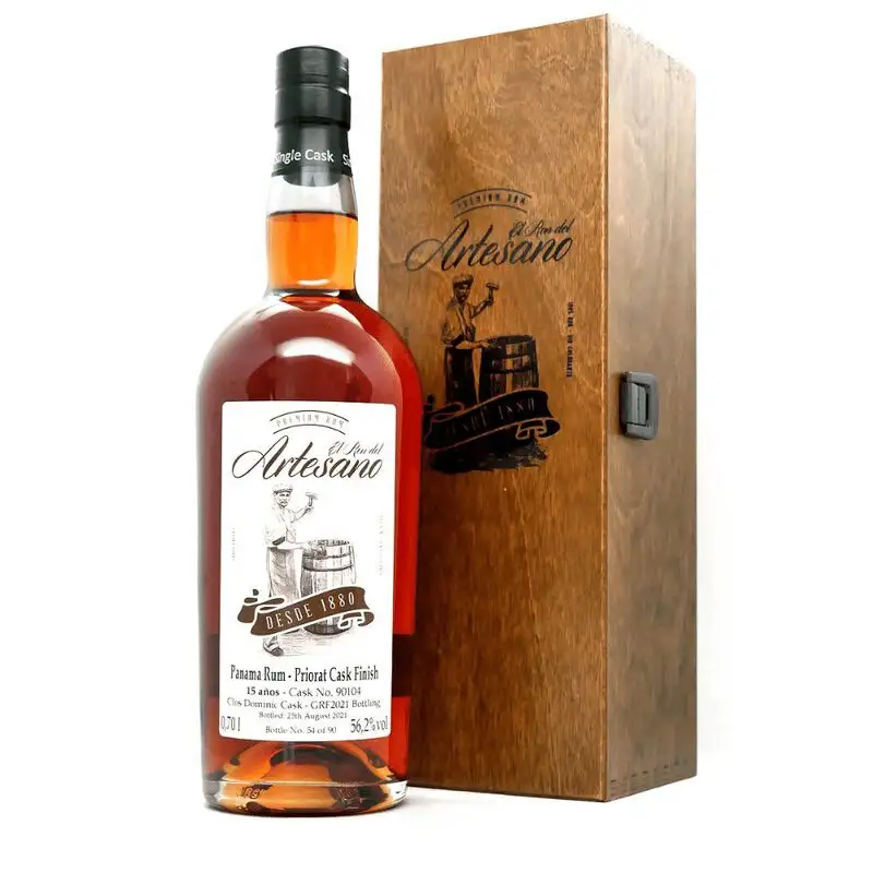 Bottle of El Ron del Artesano Panama Rum - Priorat Cask Finish (GRF2021)