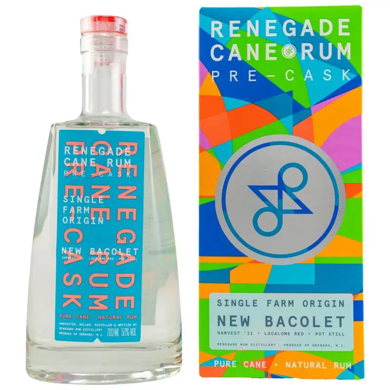 Bottle of Renegade Rhum Blanc Pre-Cask New Bacolet