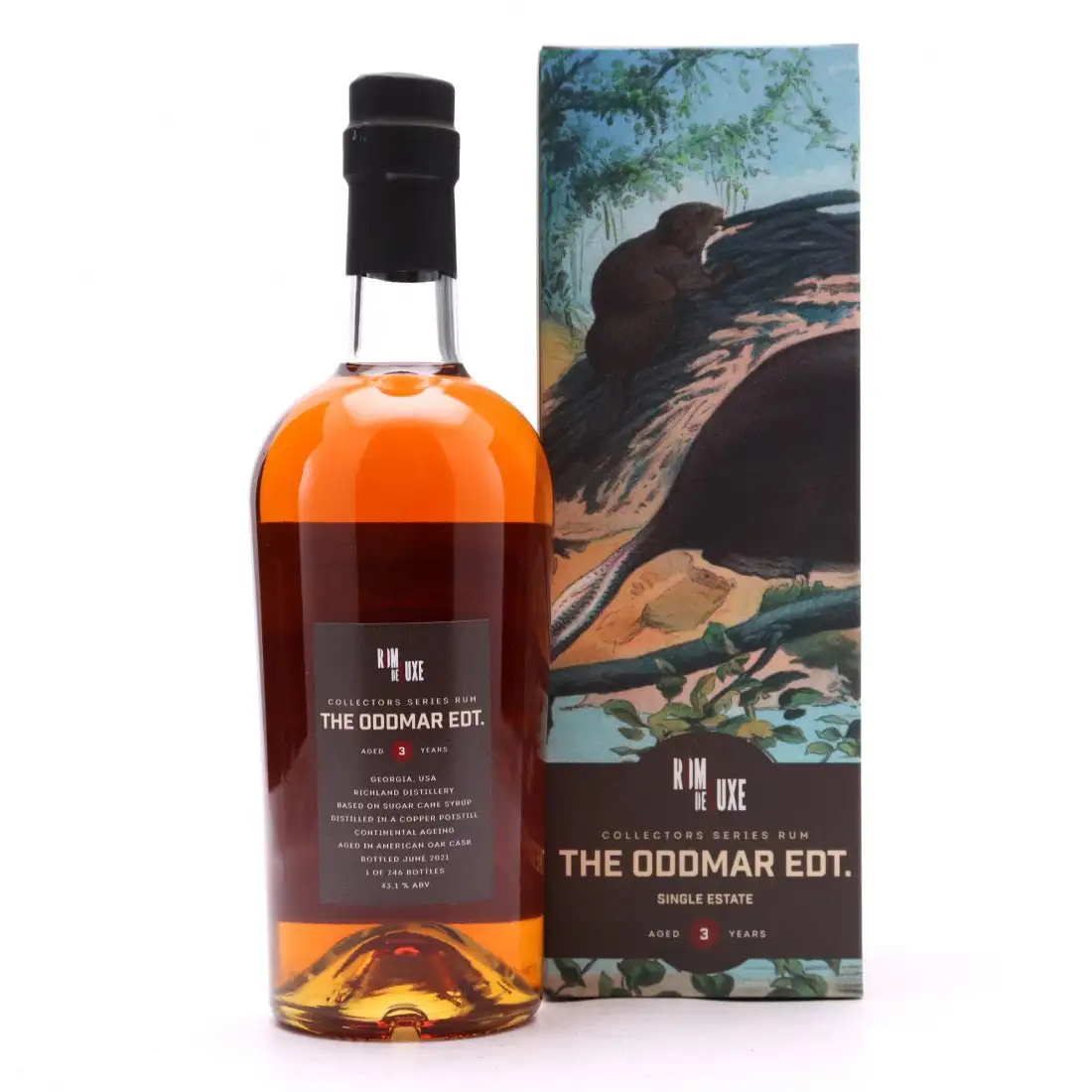 High resolution image of Romdeluxe Richland Rum Collectors Series No. 4 The Oddmar Edition