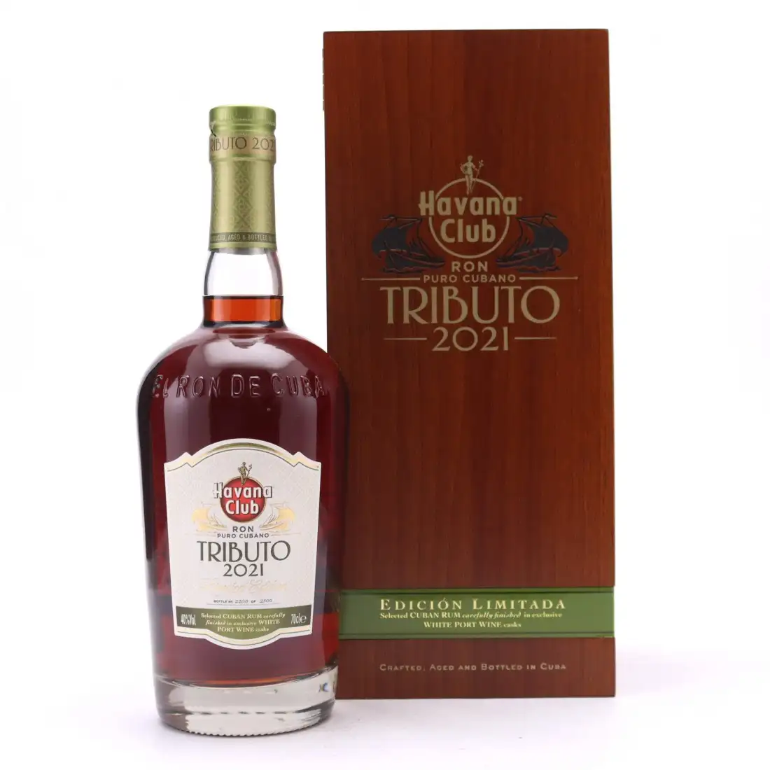 Bottle of Havana Club Tributo 2021