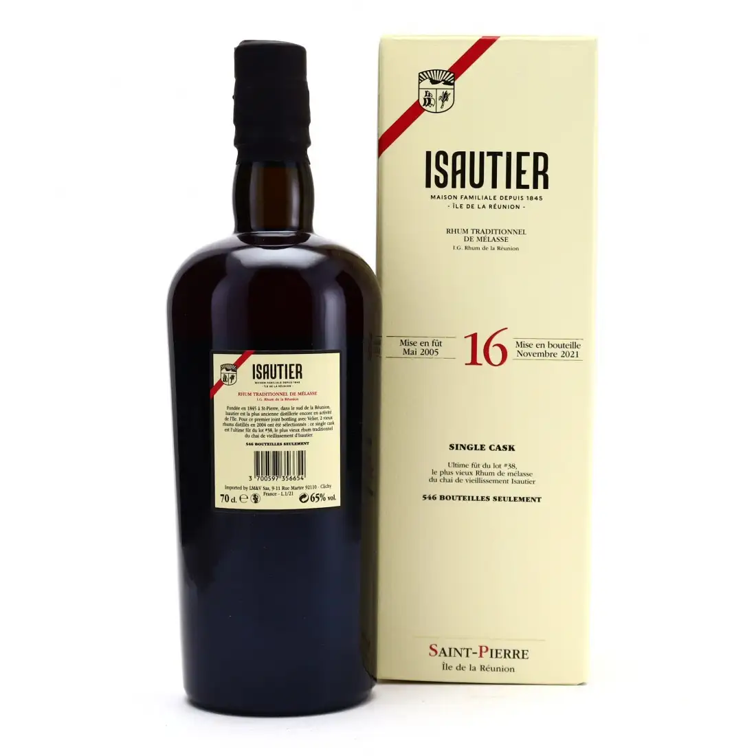 Hochauflösendes Bild von Velier Isautier Hors d’âge Traditionnel 2005