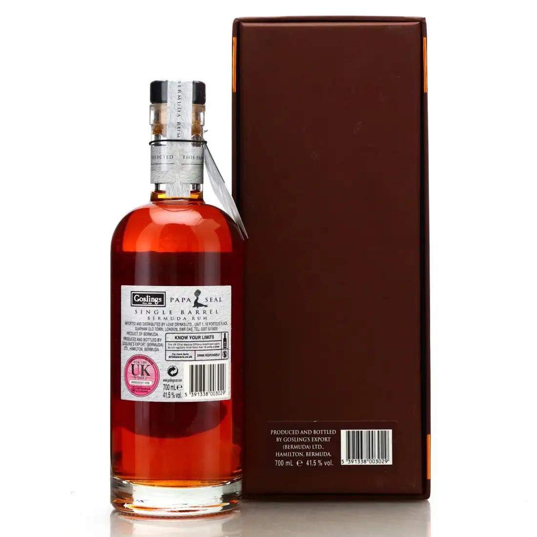 Hochauflösendes Bild von Goslings Papa Seal Single Barrel