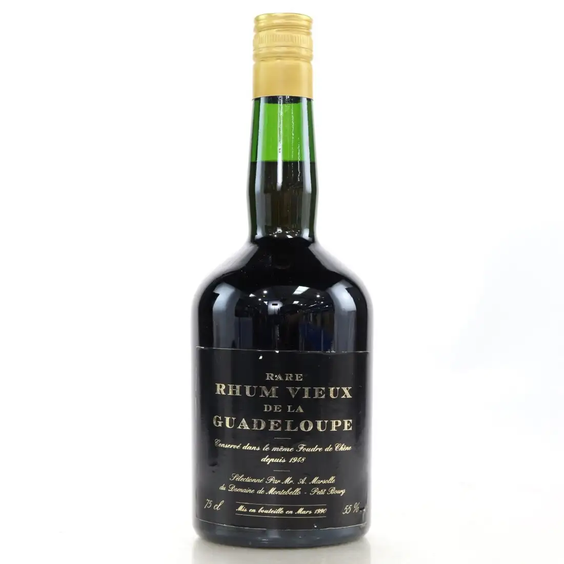 Bottle of Carrere Montebello Rare Rhum Vieux 1948