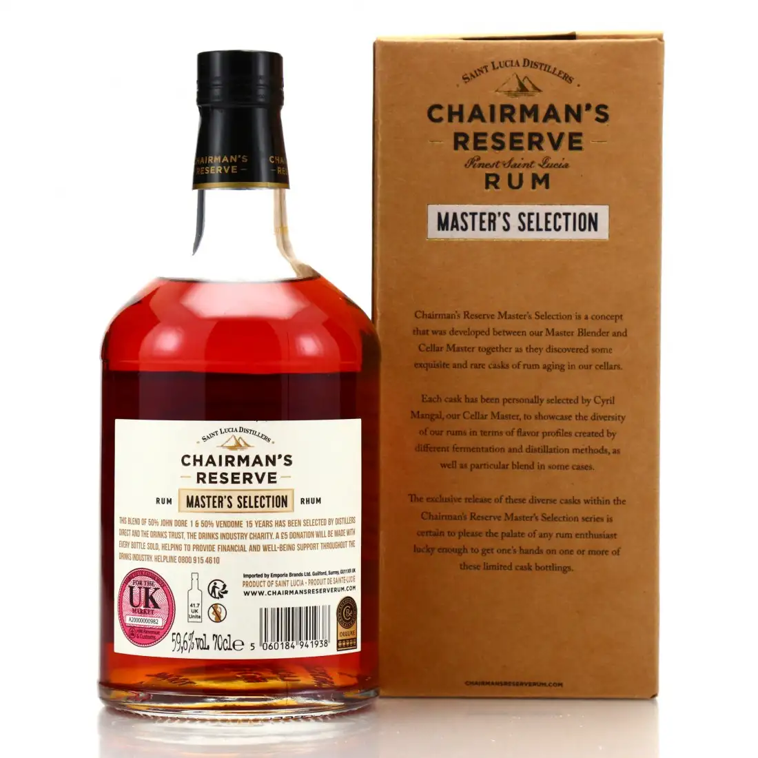 High resolution image of Chairman‘s Reserve Master’s Selection (Distillers Direct &amp; the Drinks Trust) 2005