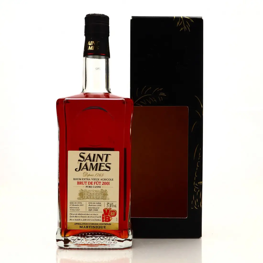Bottle of V&B Saint James Brut de fût 2001
