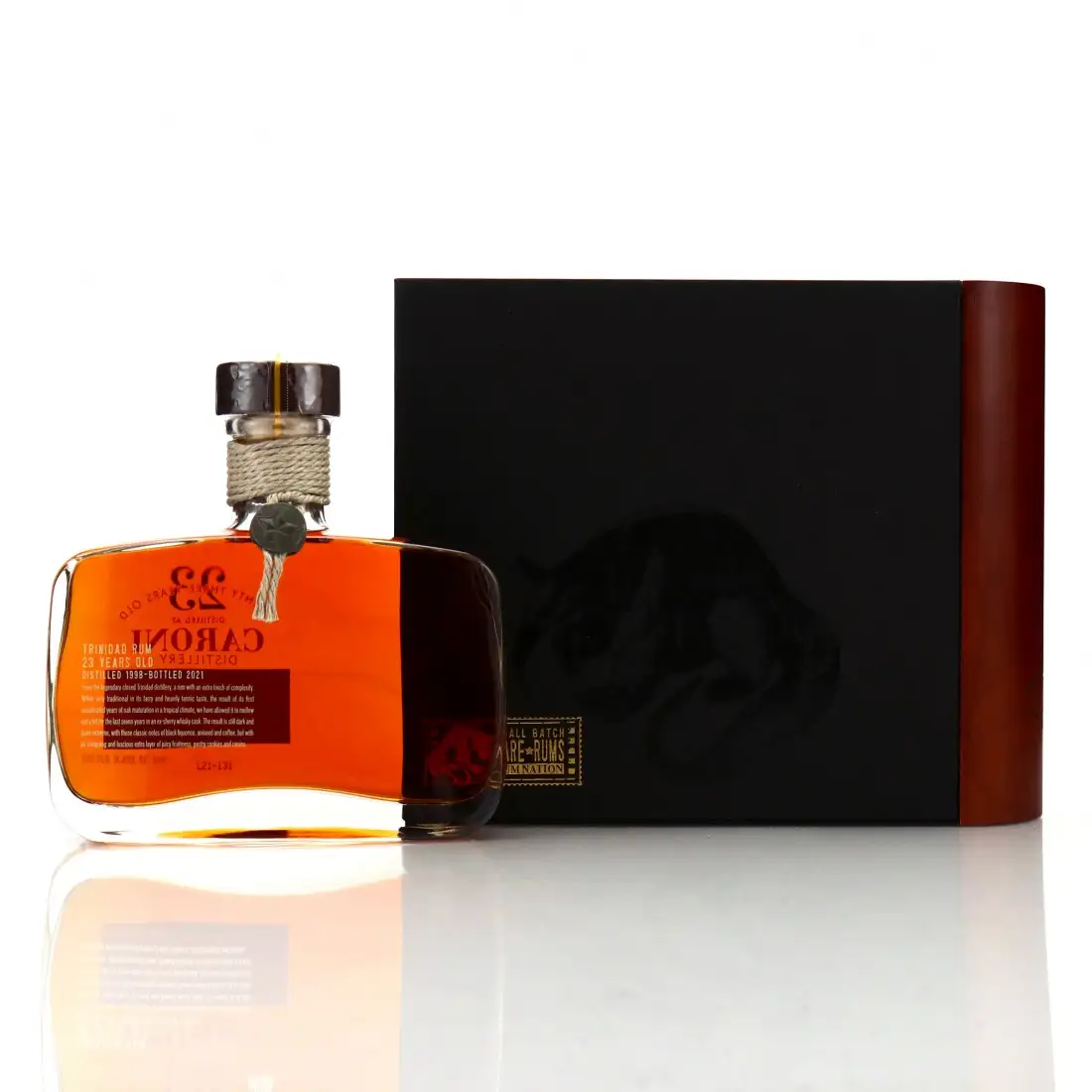 High resolution image of Rum Nation Caroni Small Batch Rare Rums 1998