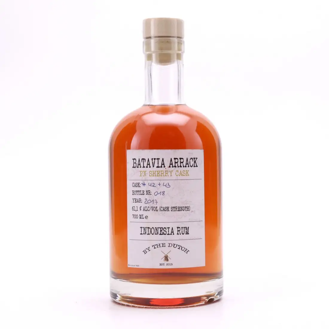 Bottle of By The Dutch Batavia Arrack PX Sherry 2017