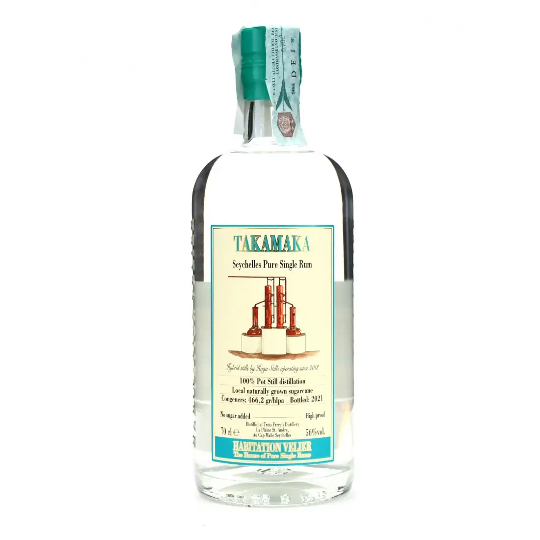 Bottle of Habitation Velier Trois Frères Distillery Takamaka 2021