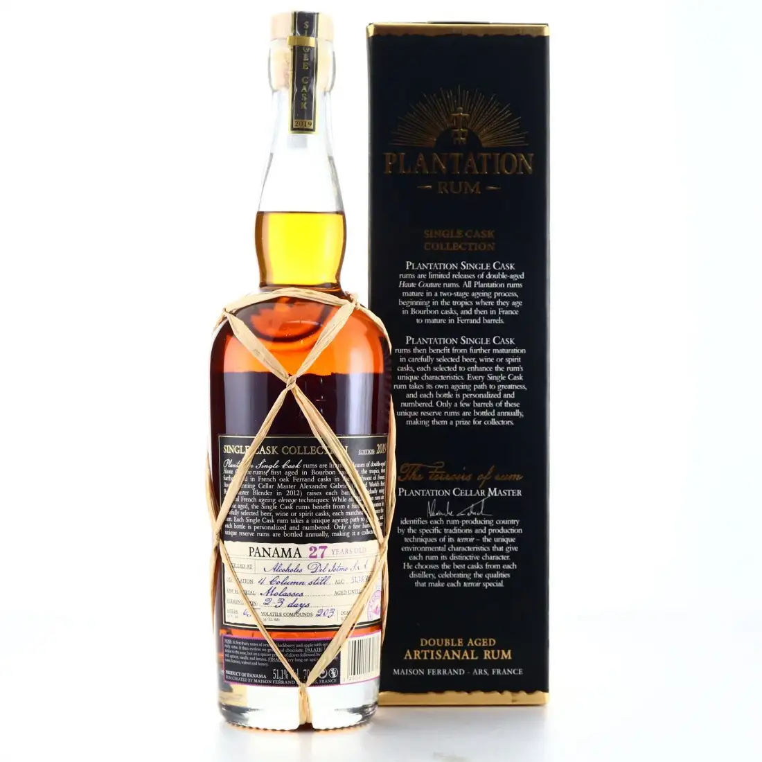 High resolution image of Alcoholes Del Istmo Plantation Single Cask 1992