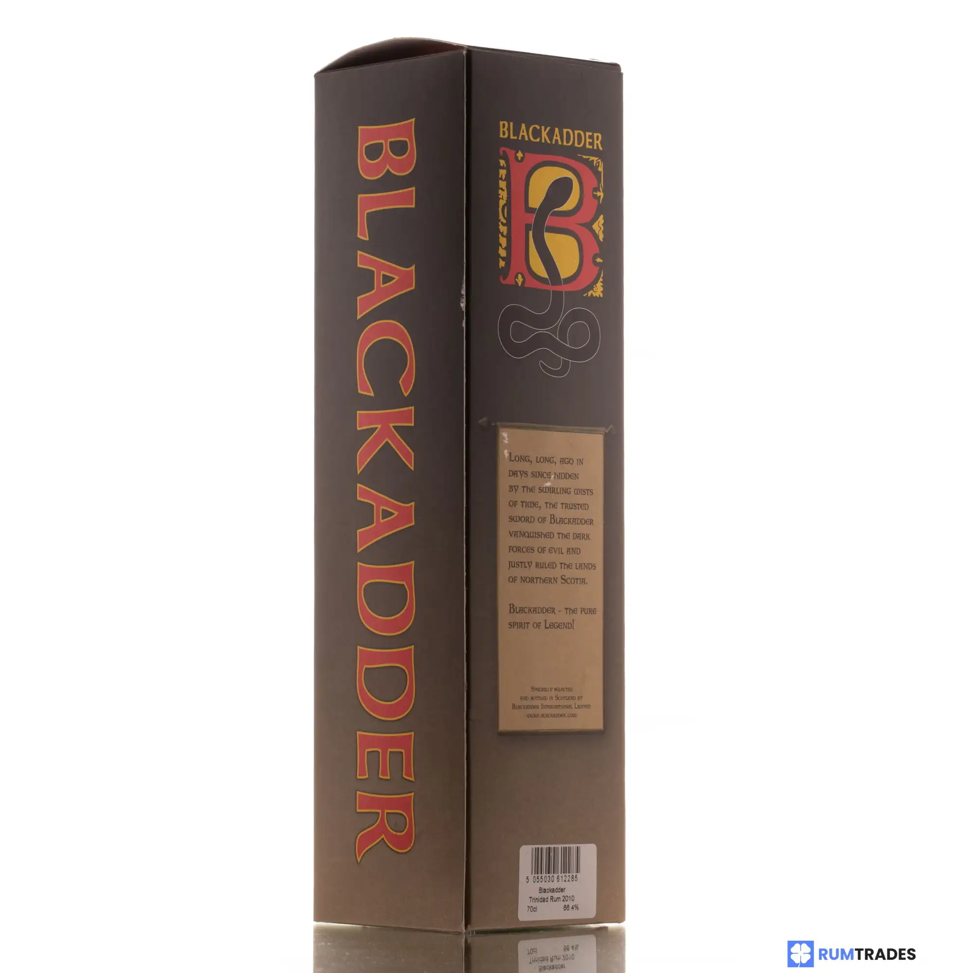 High resolution image of Blackadder Ten Cane Raw Cask Rum 2010