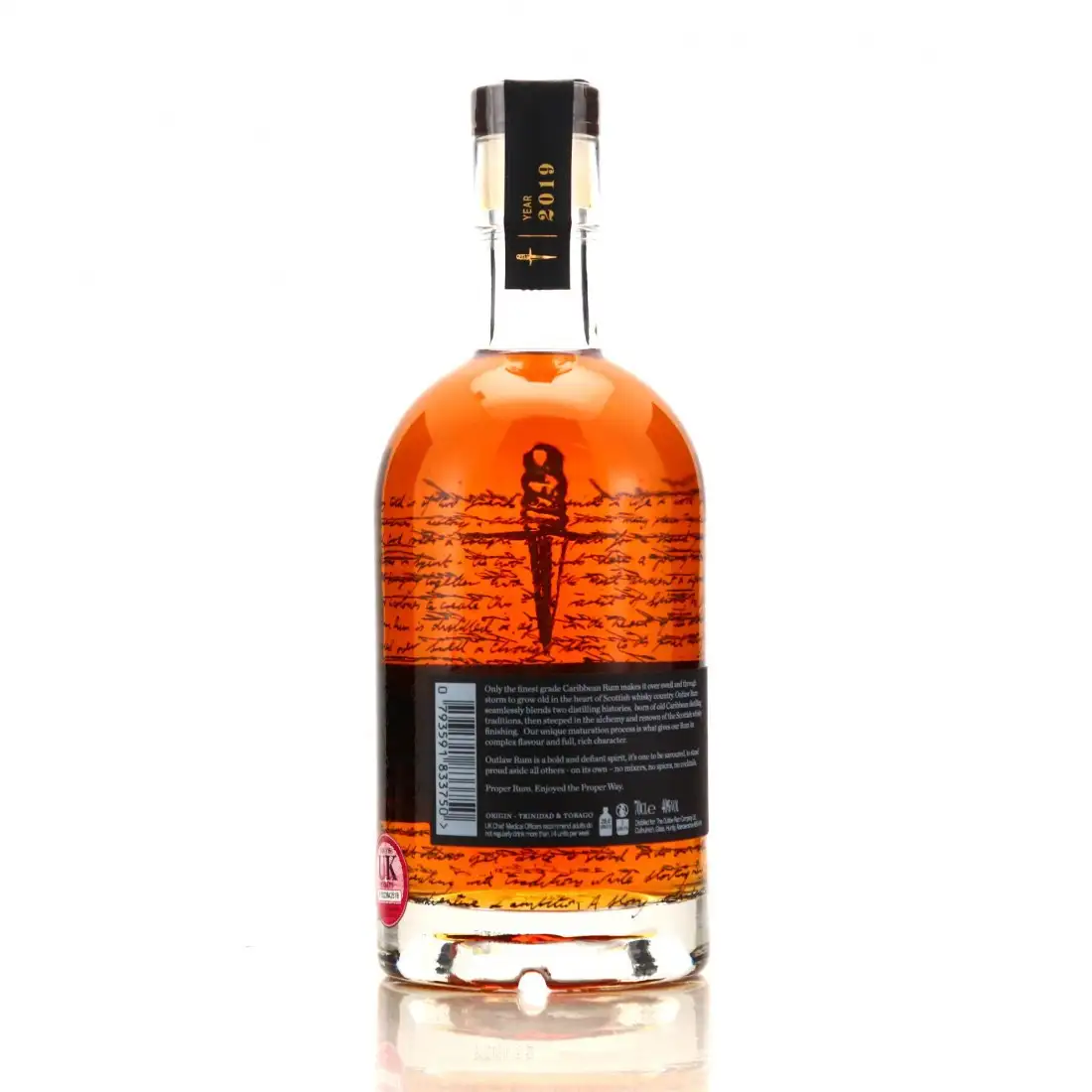 Image haute résolution de The Outlaw Rum Company Outlaw Rum 2019