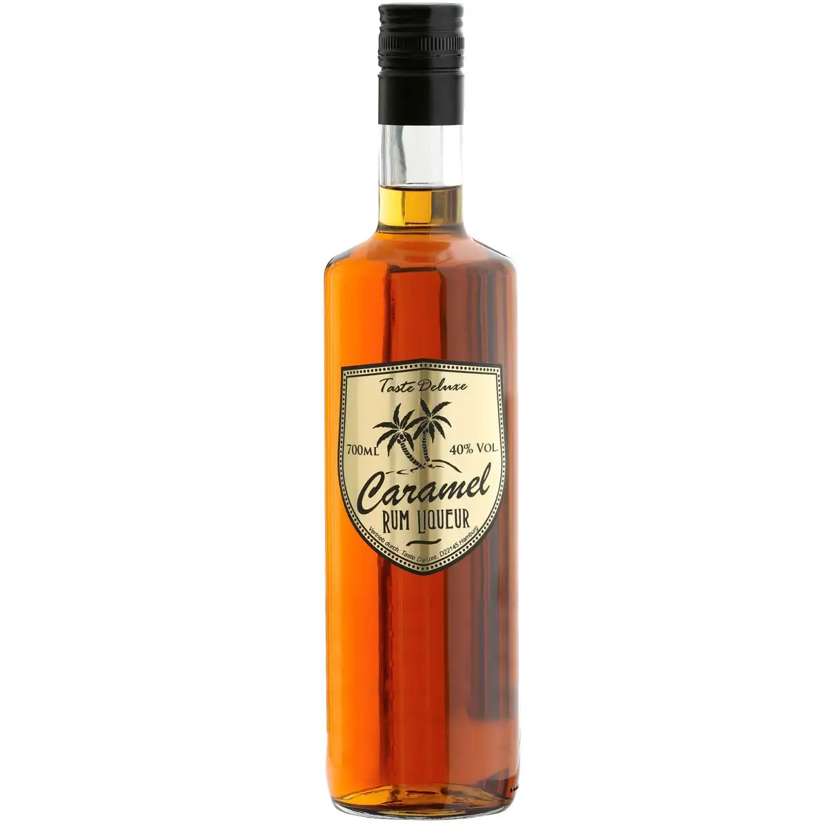 Bottle of Taste Deluxe Caramel Rum Liqueur