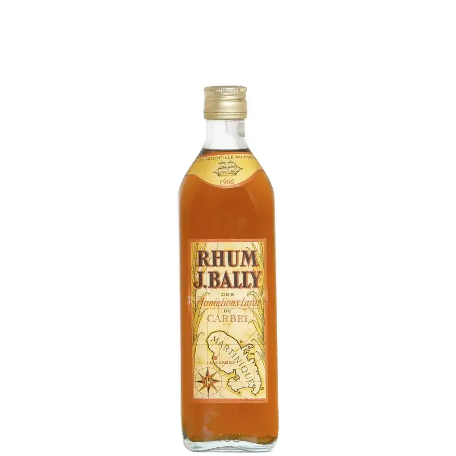 Bottle of J. Bally Plantations Lajus du Carbet (Slim bottle) 1966