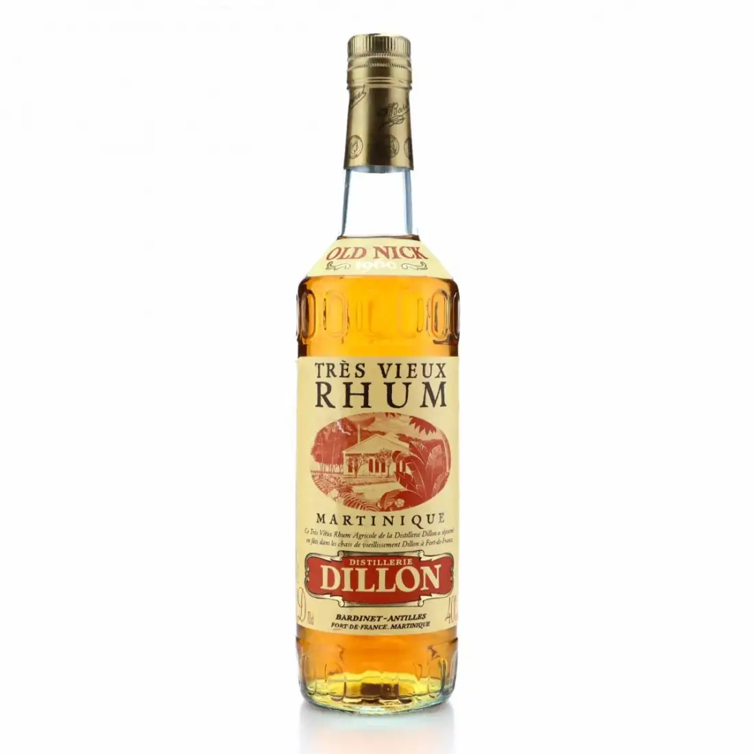 Bottle of Dillon Old Nick Très Vieux Rhum 1969