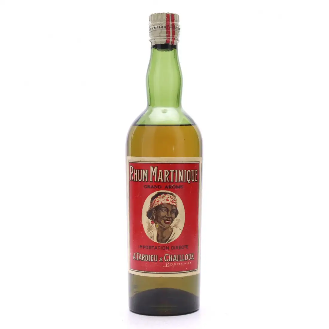 Bottle of Wetterwald Rhum Martinique Grand Arome (A.Tardieu & Chailloux Bordeaux)