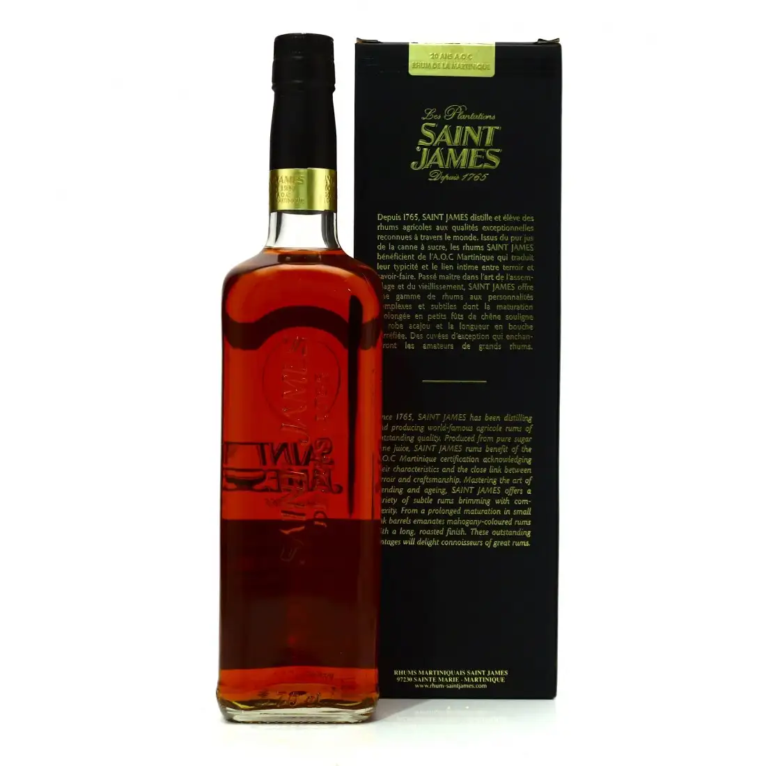 High resolution image of Saint James Single Cask 1997