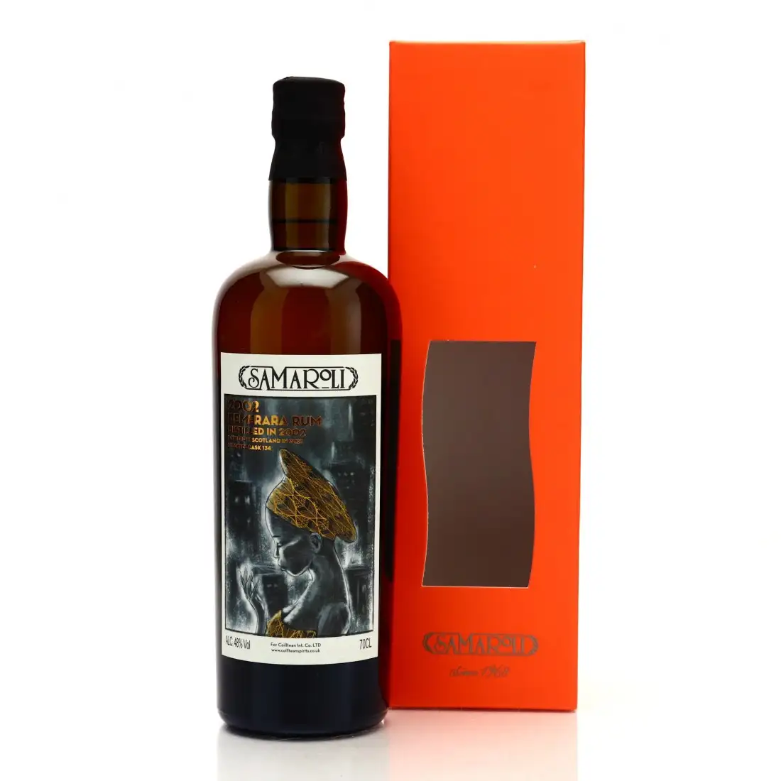 Bottle of Samaroli Demerara Rum 2002