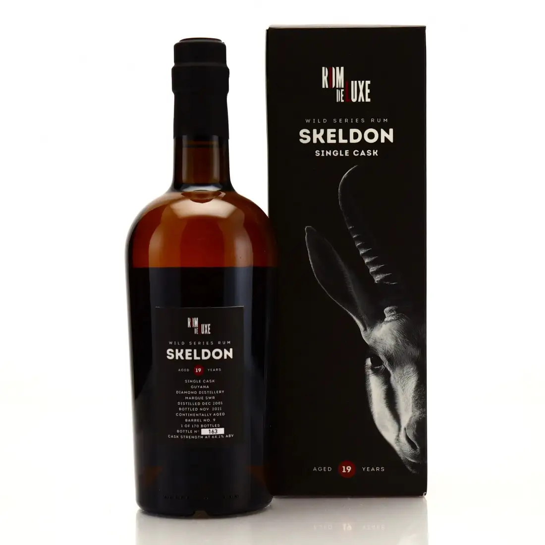 High resolution image of Romdeluxe Skeldon Wild Series Rum Skeldon No. 20 (Unicorn Set Vol 1) SWR 2001