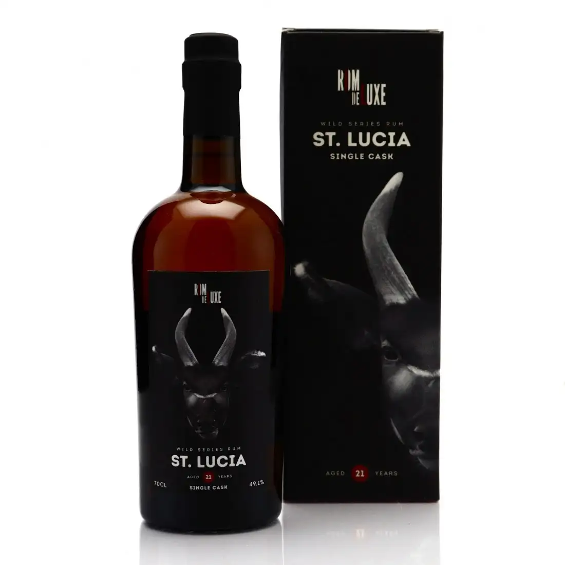Bottle of Romdeluxe Wild Series Rum St. Lucia No. 21 (Unicorn Set Vol 1) SLRP 2000