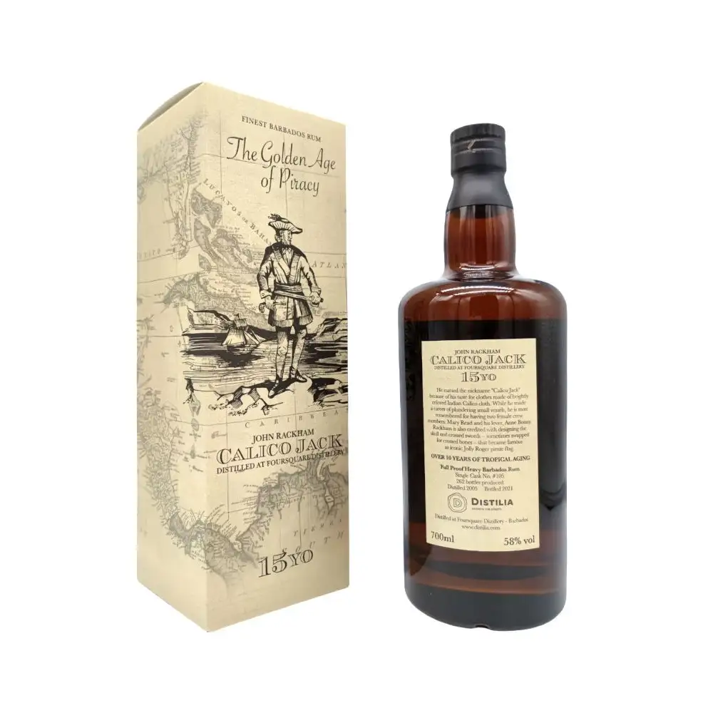 Hochauflösendes Bild von Distilia Foursquare The Golden Age of Piracy Calico Jack Distilia 2005