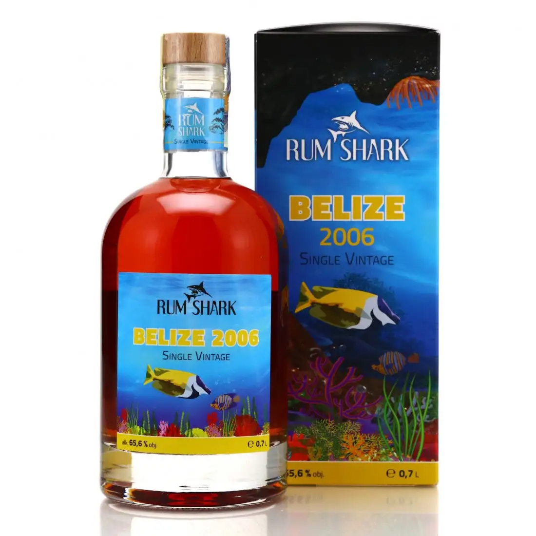 Bottle of Rum Shark Travellers Single Vintage 2006