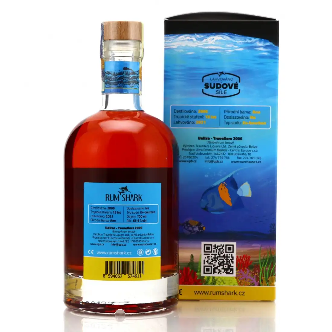 High resolution image of Rum Shark Travellers Single Vintage 2006