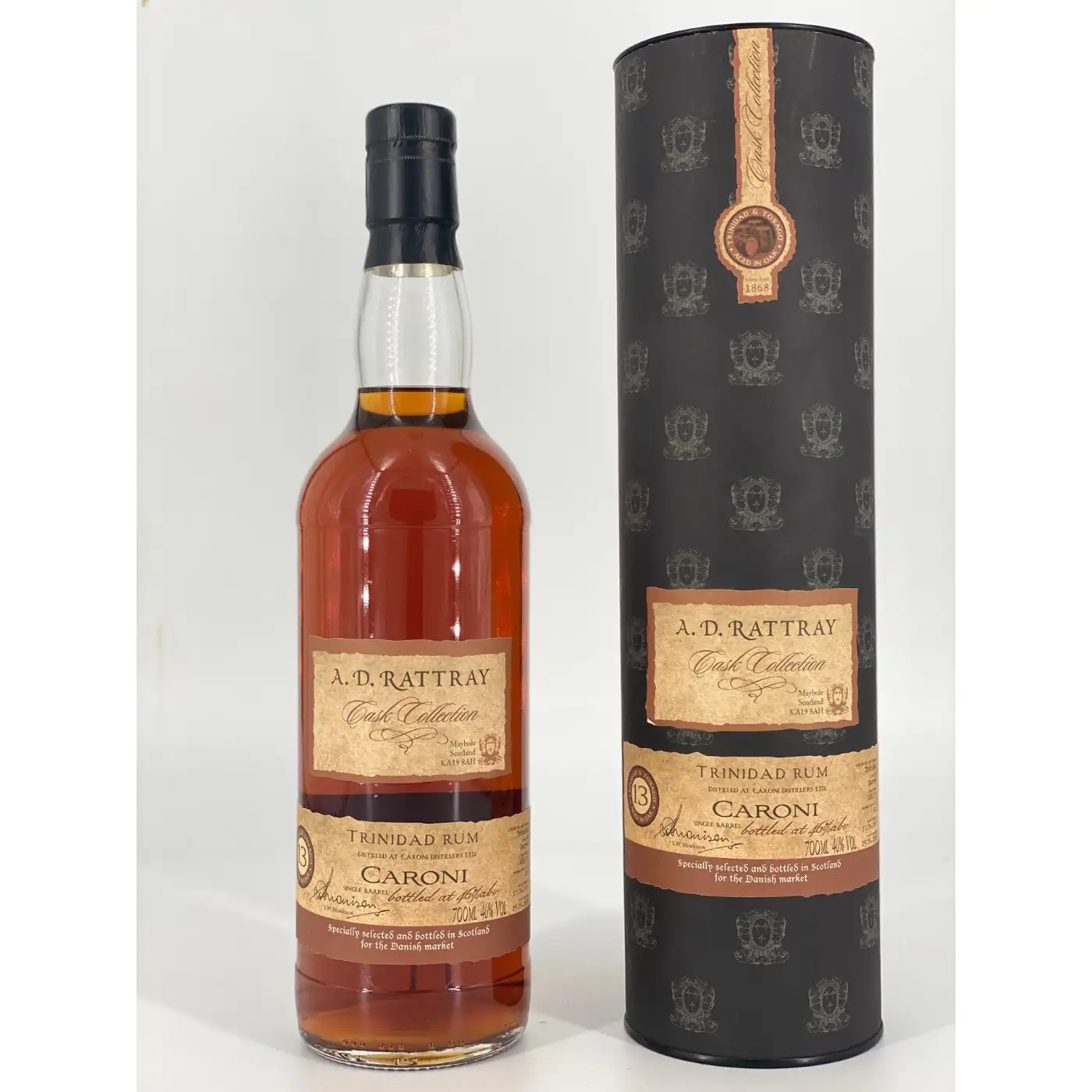 Bottle of A.D. Rattray Caroni Cask Collection (Denmark) 1997