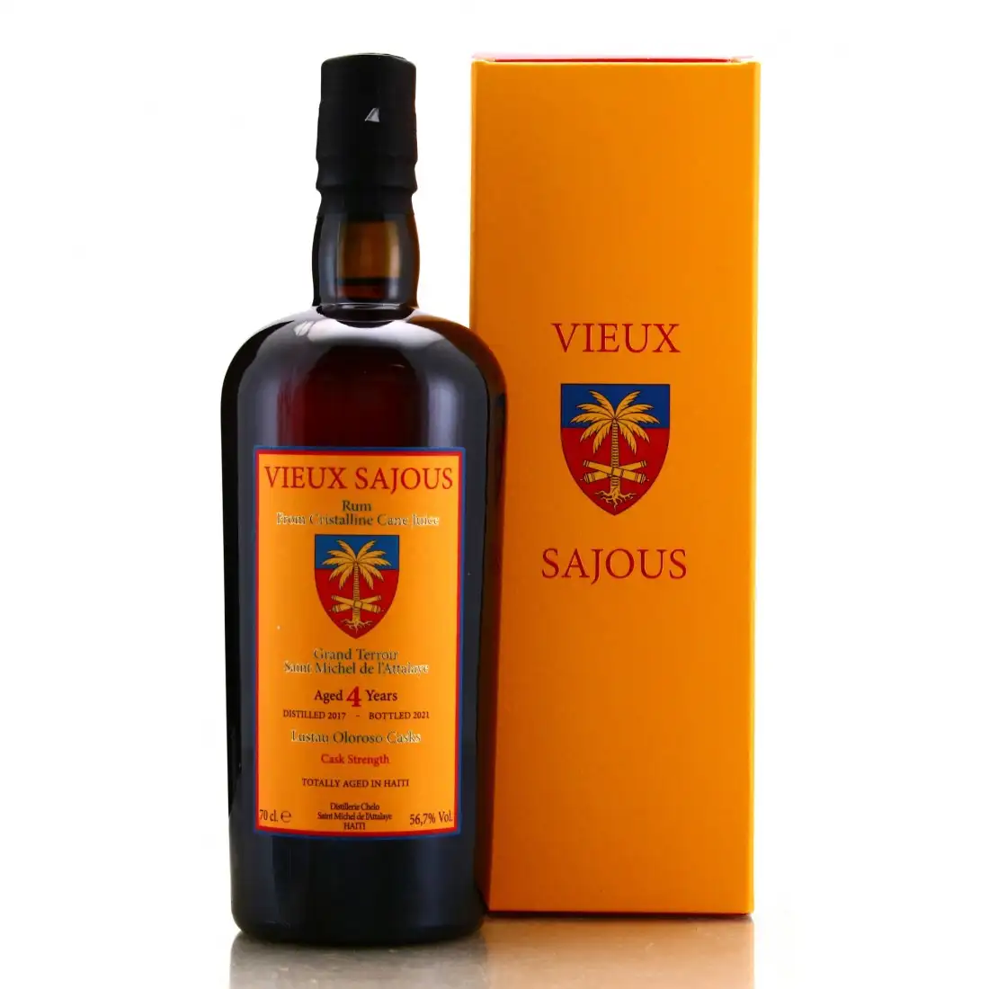 Bottle of Velier Chelo Clairin Vieux Sajous Lustau Oloroso Cask 2017