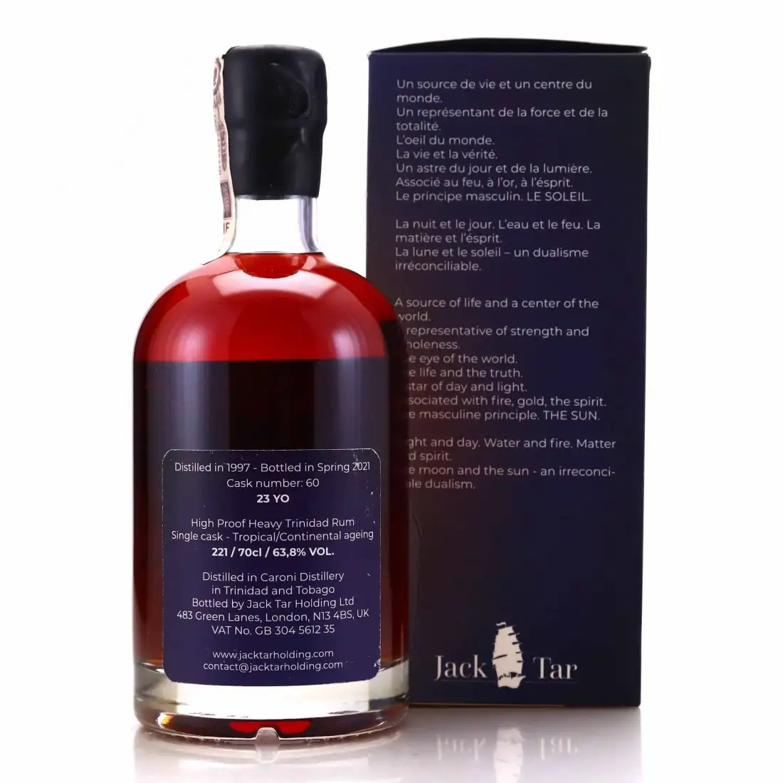 High resolution image of Jack Tar Caroni Le Soleil 1997