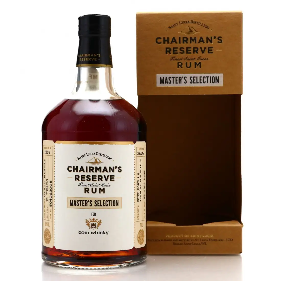 Bottle of Chairman‘s Reserve Master's Selection (Dom Whisky) Port Cask 2005