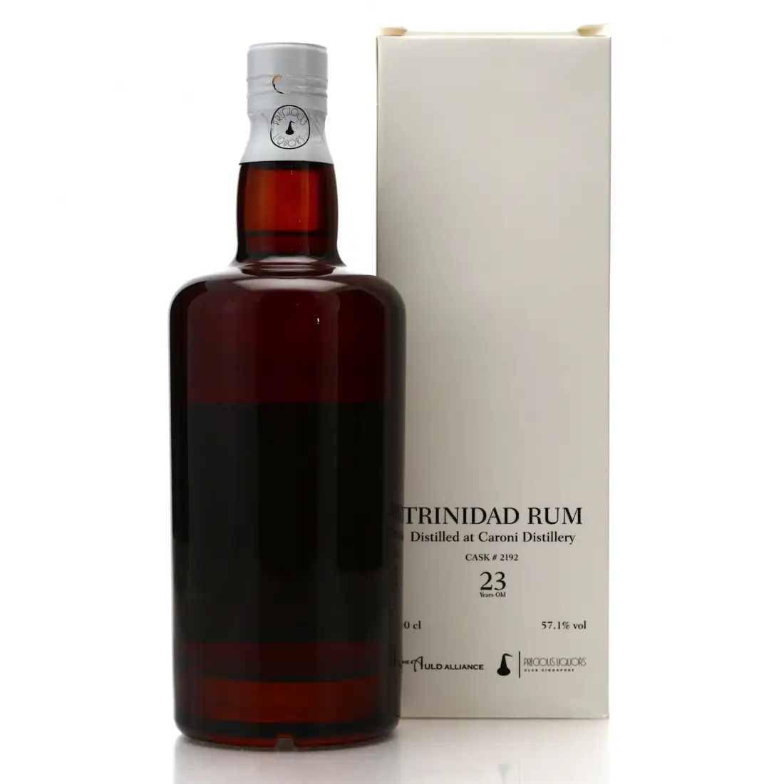 Hochauflösendes Bild von Precious Liquors & The Auld Alliance Caroni Trinidad Rum 1998