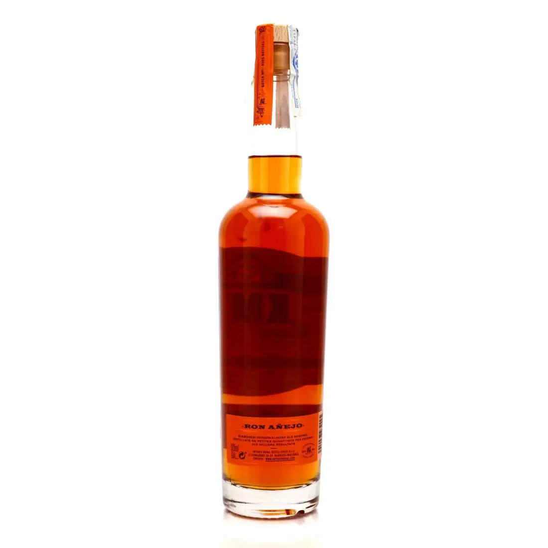 High resolution image of Antonio Nadal Destilerías KM.1 Aged Rum Small Batch