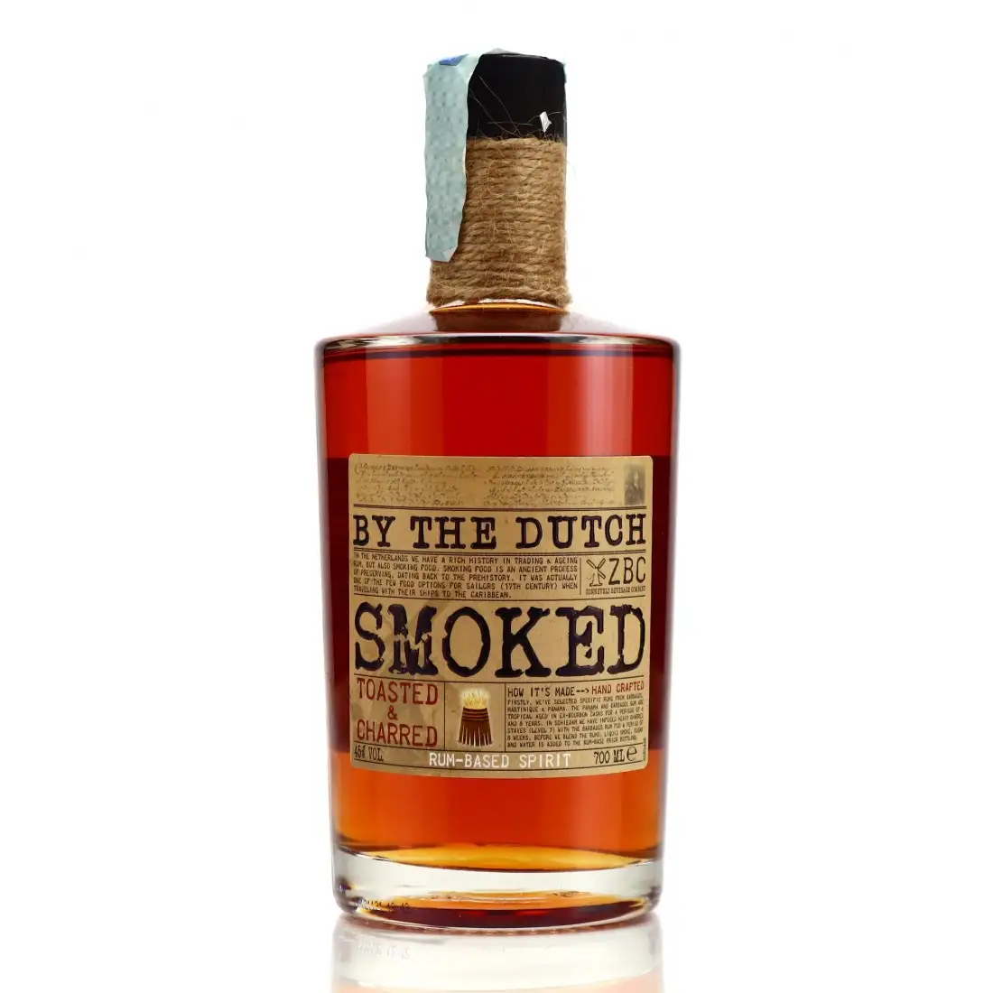Bottle of By The Dutch Smoked Toasted & Charred Rum Based Spirit