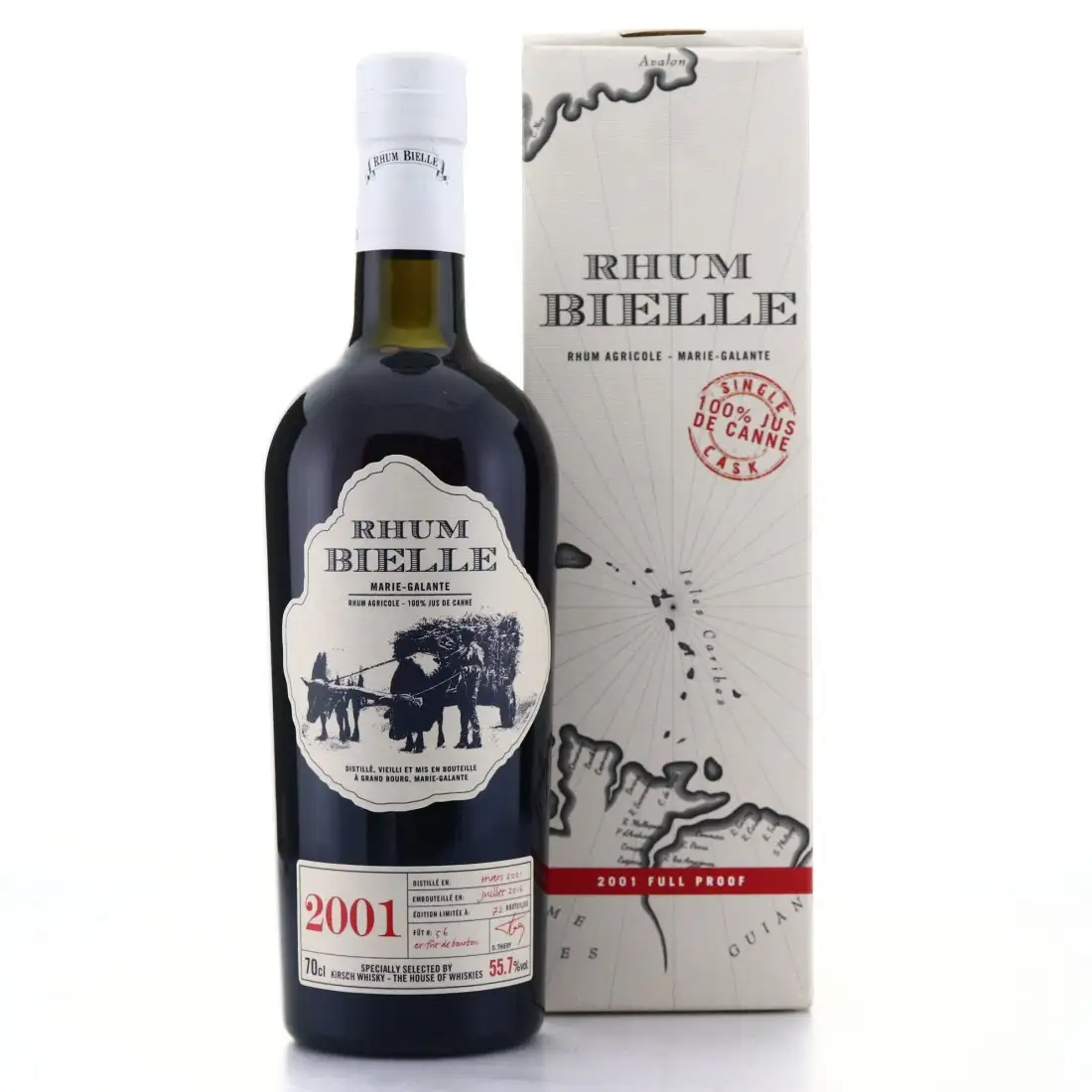 High resolution image of Bielle Selected by Kirsch Whisky 2001