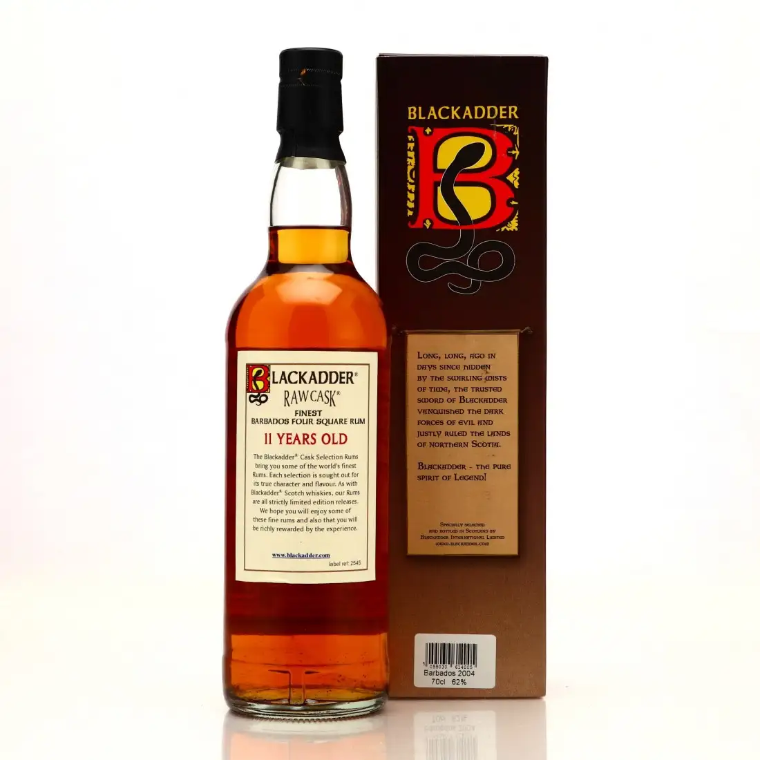 High resolution image of Blackadder Foursquare Raw Cask Four Square Rum 2004
