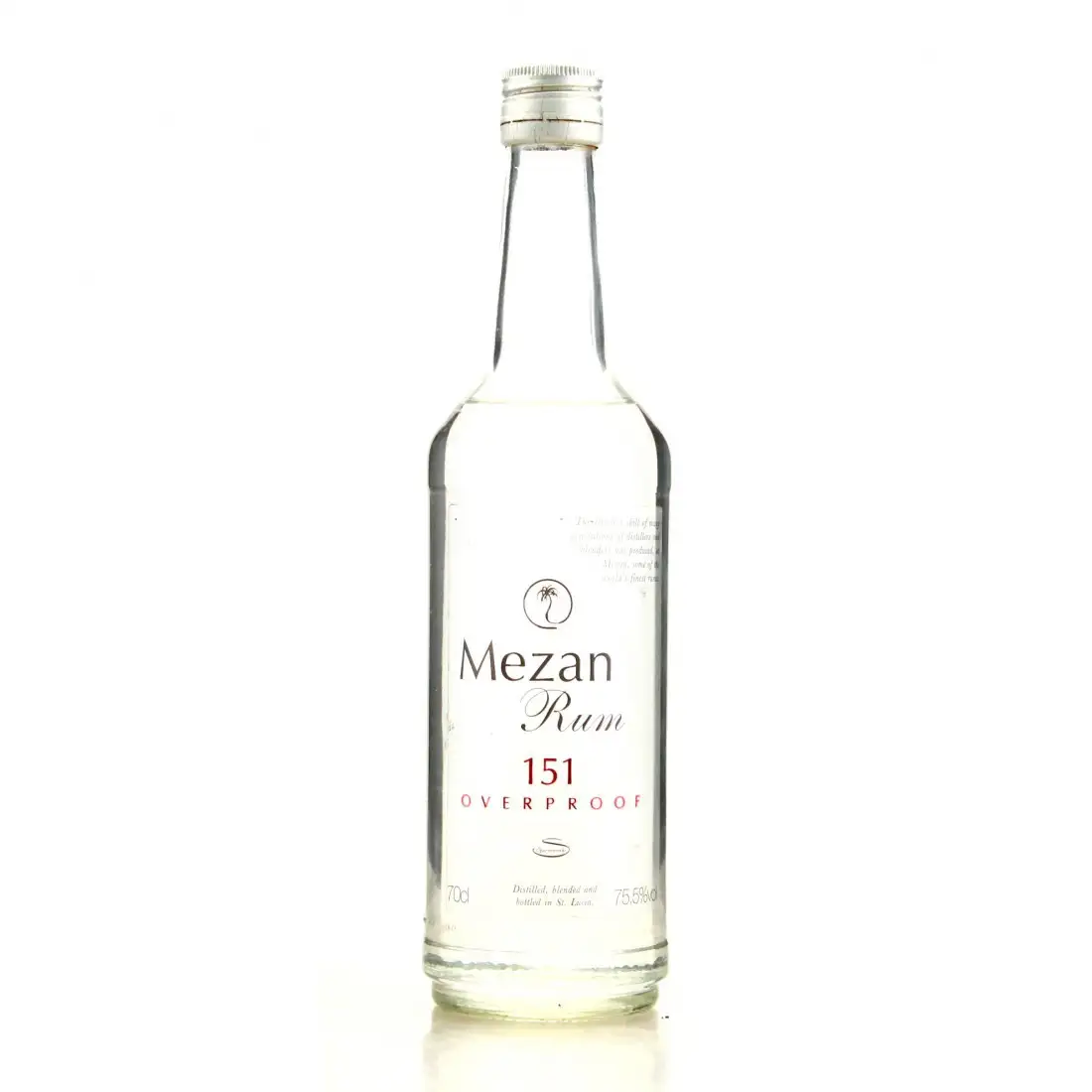 Bottle of Mezan 151 Overproof