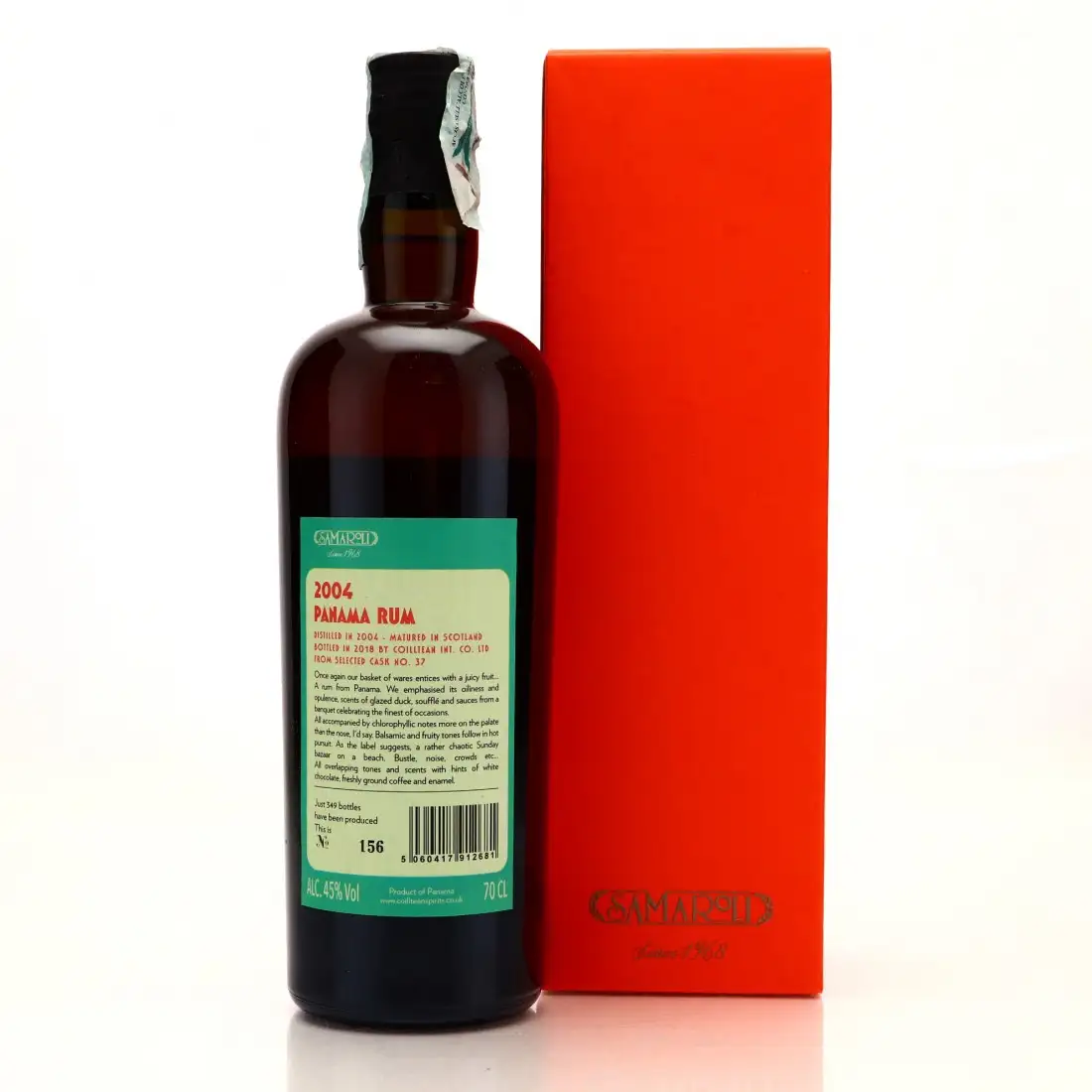 Image haute résolution de Samaroli Panama Rum 2004