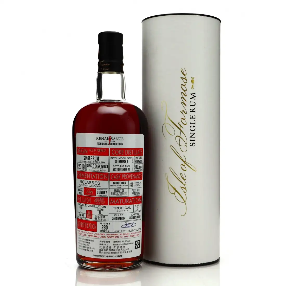 Image haute résolution de Renaissance Single Rum 2019