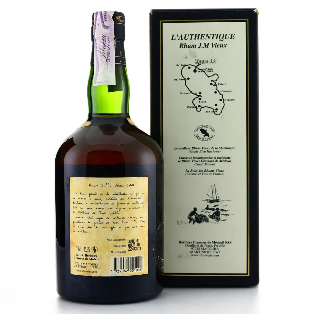 High resolution image of Rhum J.M 2001