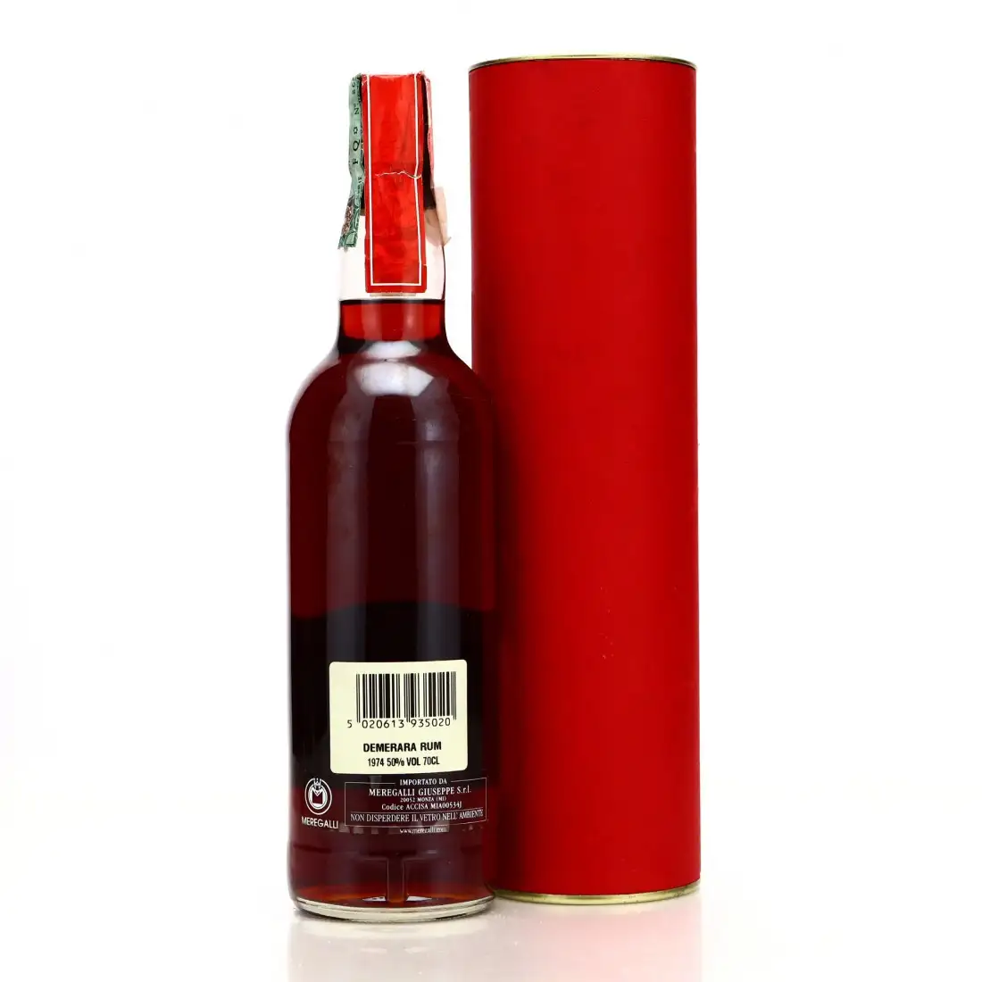 Hochauflösendes Bild von Gordon &amp; MacPhail Demerara Rum 1974