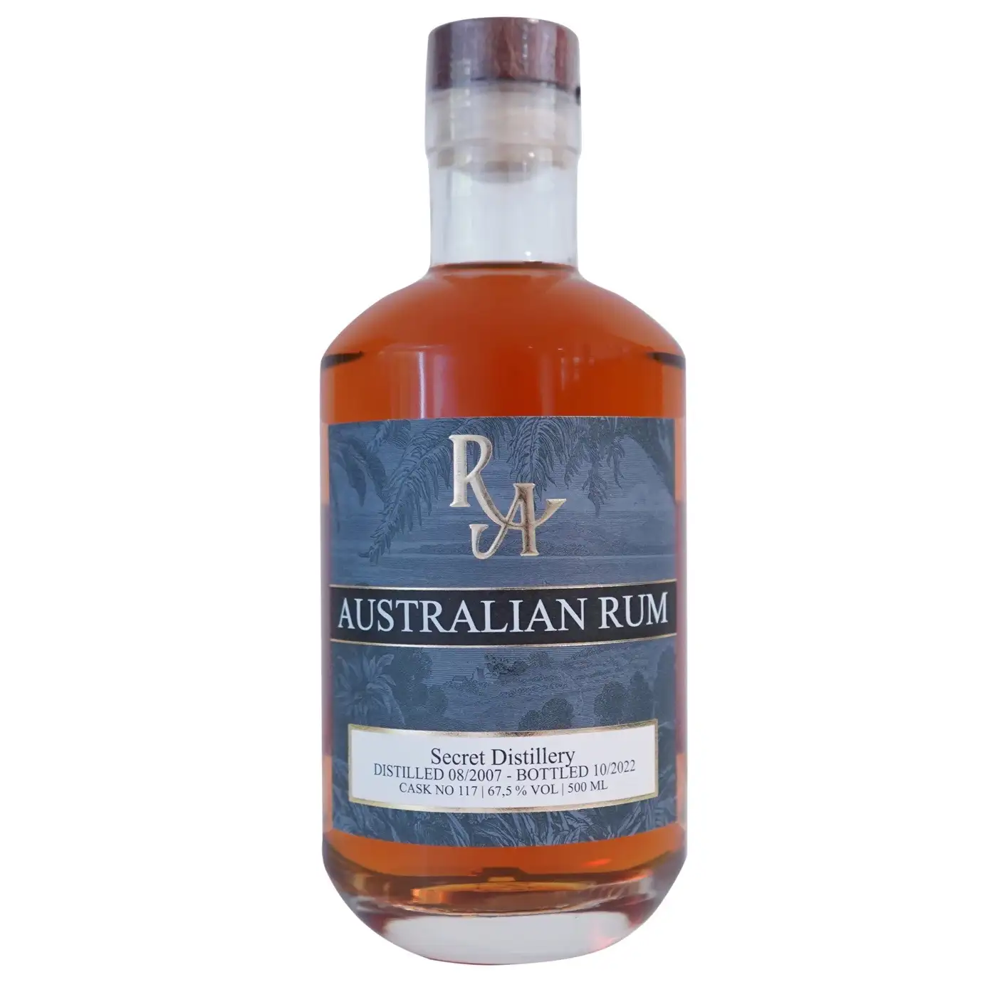 Bottle of Beenleigh RA Australian Rum 2007